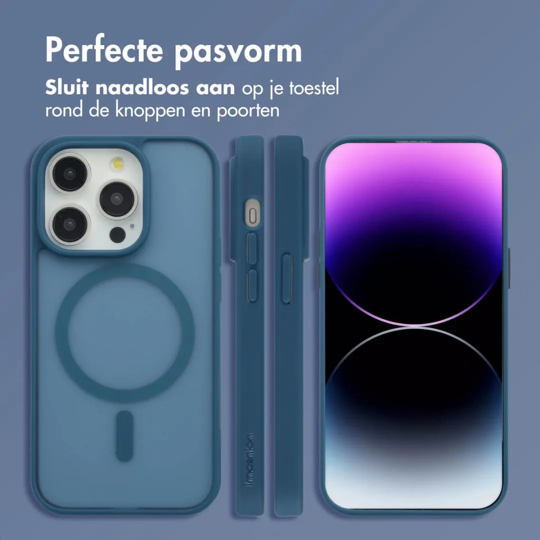 Imoshion Hoesje iPhone 14 Pro MagSafe - Donkerblauw - afbeelding 6 van 6