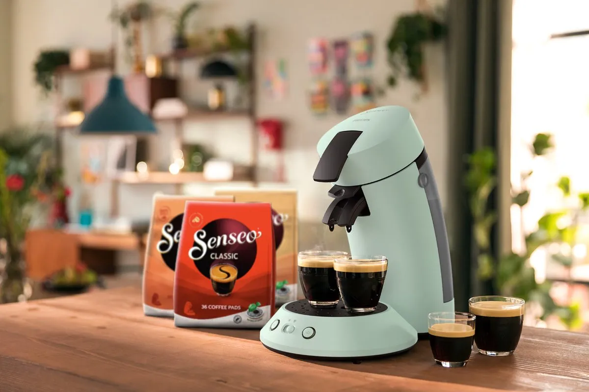 Philips Senseo Original Plus CSA210/20 Koffiepadmachine - Mintgroen
