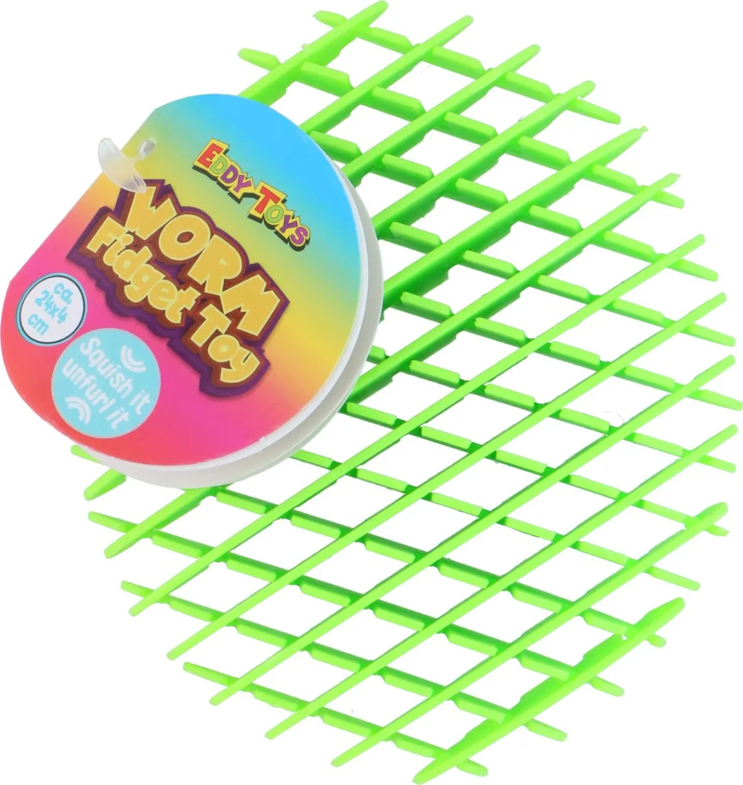 Eddy Toys Worm Fidget Toy 24x4cm - Multicolor