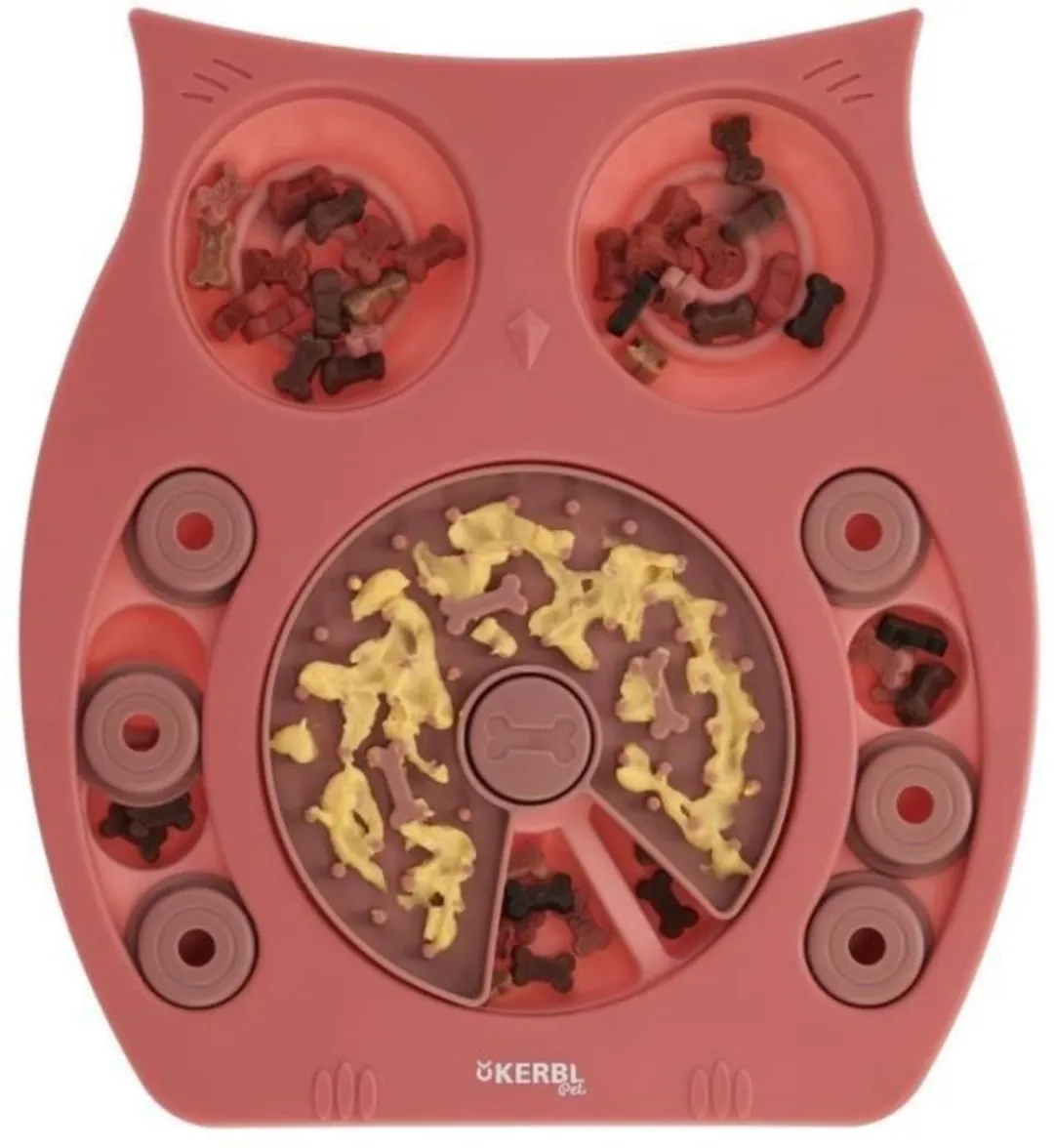 Denkspel/leerspel - KERBL - Owl - 30 x 28 cm - Zalmkleurig en bruin