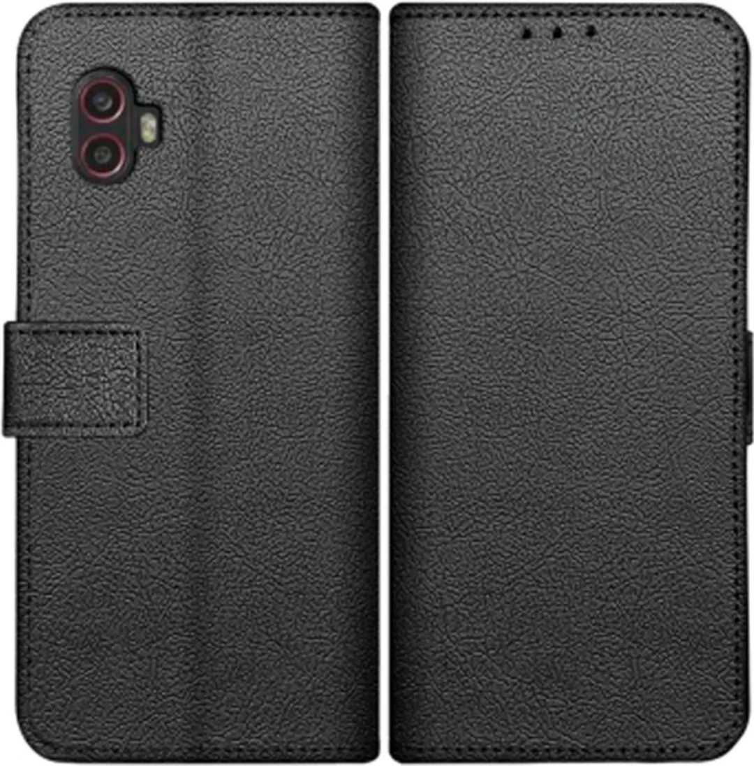 Just in Case Samsung Galaxy Xcover 6 Pro Bookcase Hoesje - 4 Pasjes - Zwart