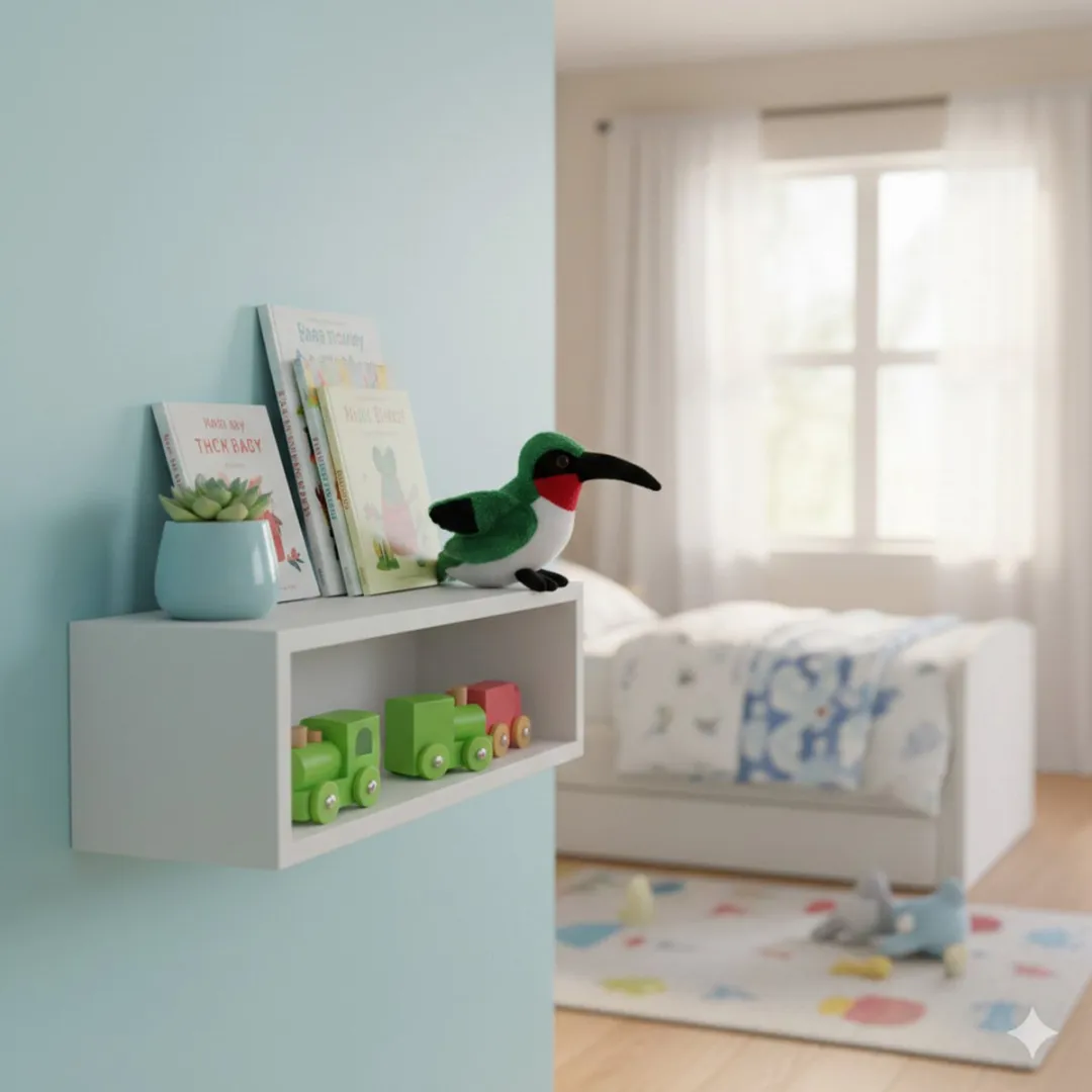 PIA Soft Toys Knuffel Kolibri - Groen - 13 cm