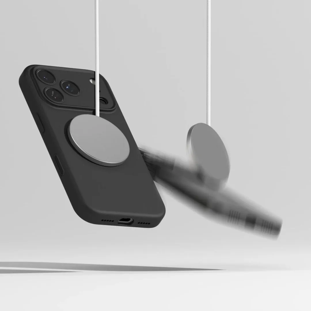 Ringke Magnetische Hoes iPhone 17 Pro - 1 Pasje - Zwart - afbeelding 3 van 6