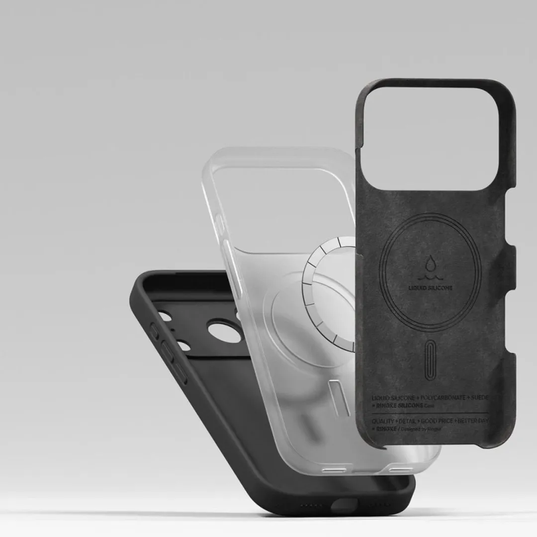 Ringke Magnetische Hoes iPhone 17 Pro - 1 Pasje - Zwart - afbeelding 6 van 6
