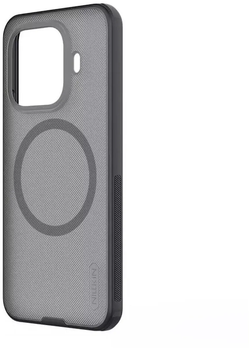 Nillkin Frosted Shield Hoesje Xiaomi 15T Pro - MagSafe/Qi2 - Transparant Zwart