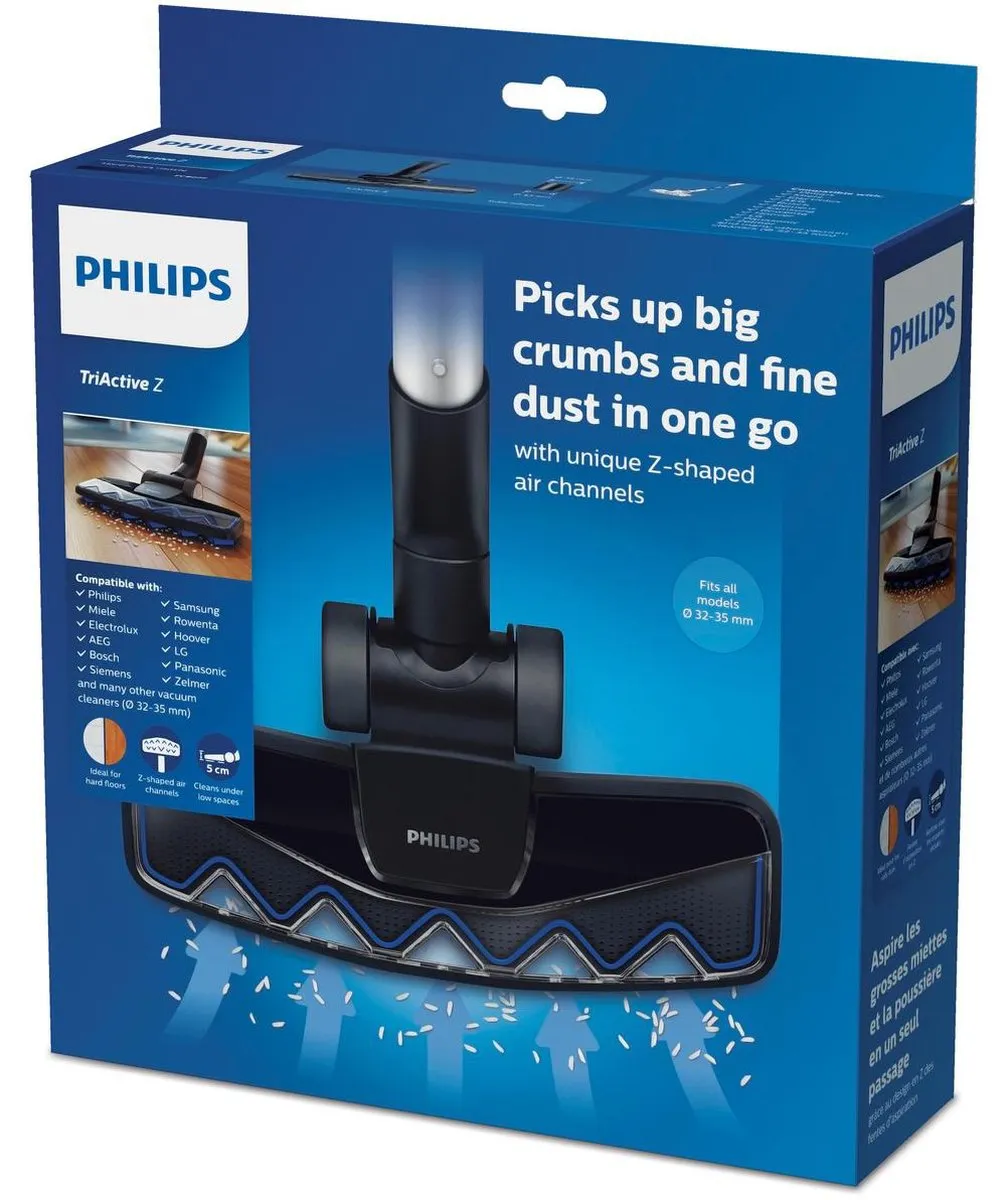 Philips FC8077 TriActive Z Vloerborstel 32-35mm - Zwart - afbeelding 6 van 6