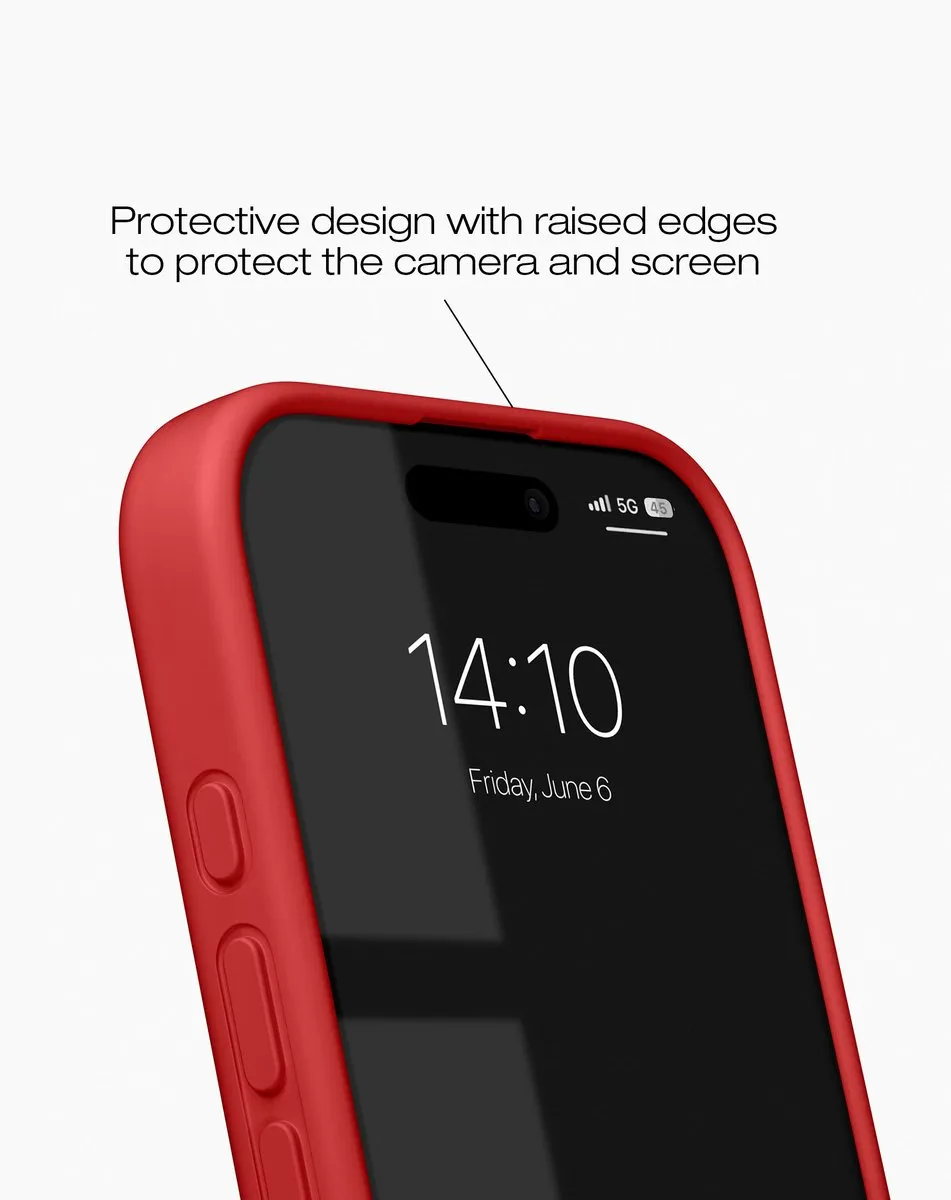 iDeal of Sweden iPhone 16 Pro Silicone Hoes - IDSIC-I2461P-83 - Rood