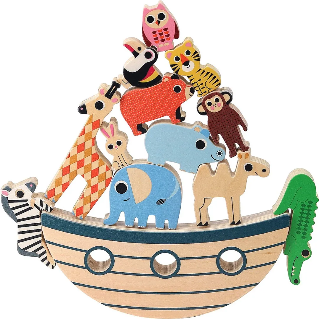 Vilac Balansspel Dierenark Houten Familiespel