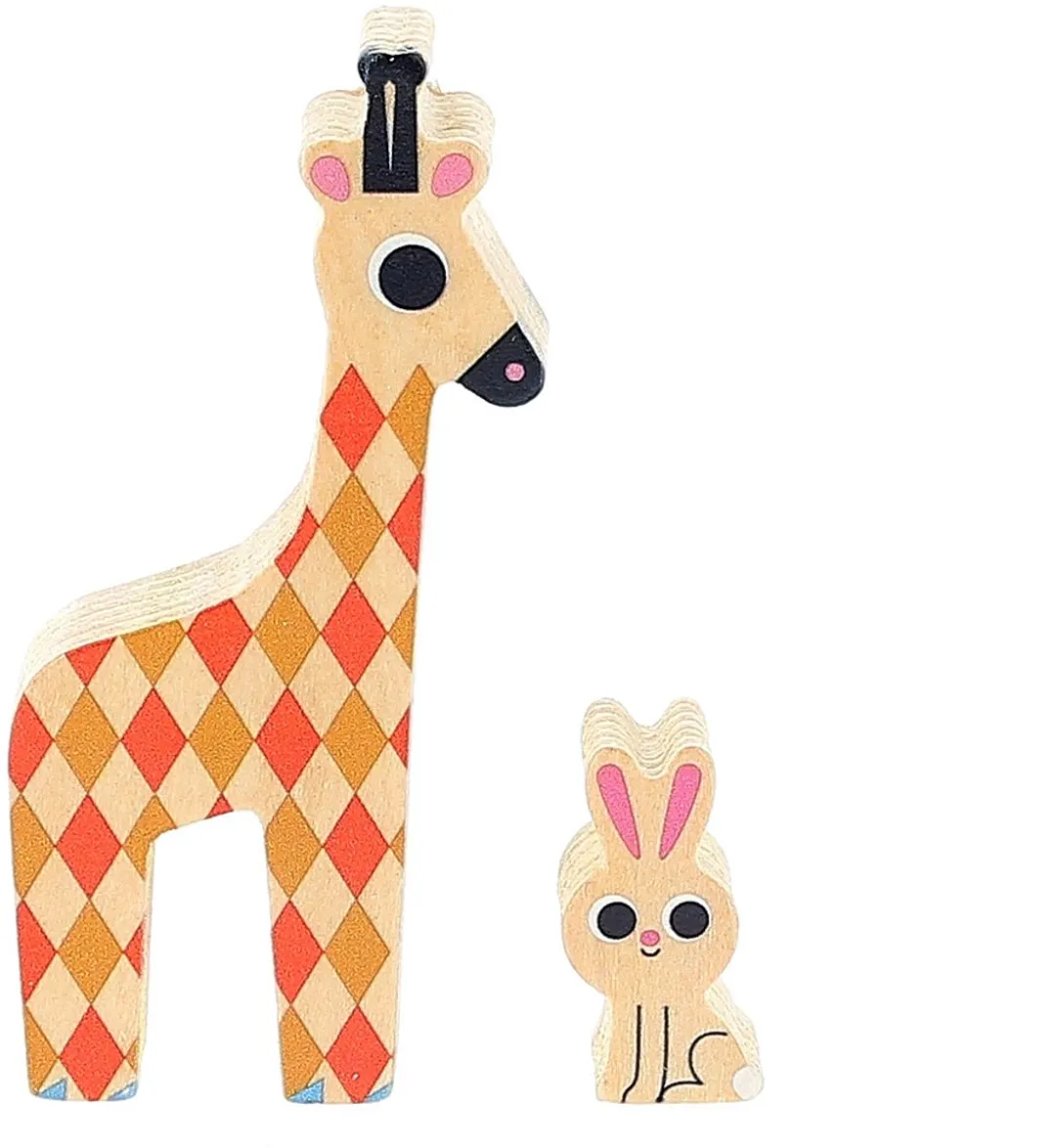 Vilac Balansspel Dierenark Houten Familiespel - VI7629 - Multicolor