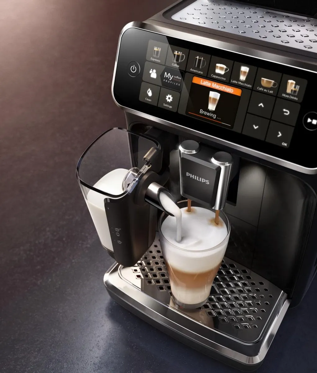 Philips LatteGo 5400 serie EP5441/50 - Espressomachine - Zwart/RVS