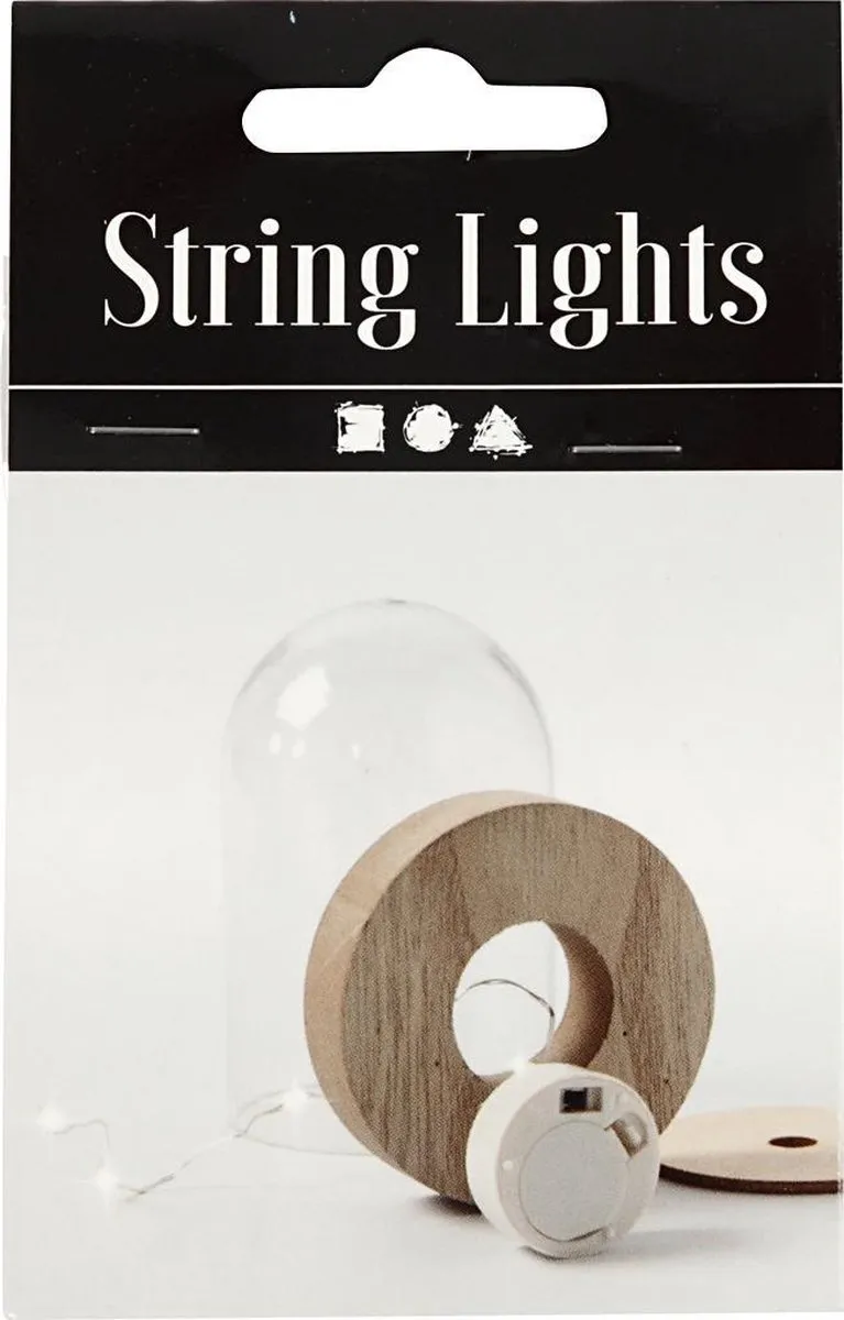 Creativ Company LED Lichtslinger 27cm - Zilver
