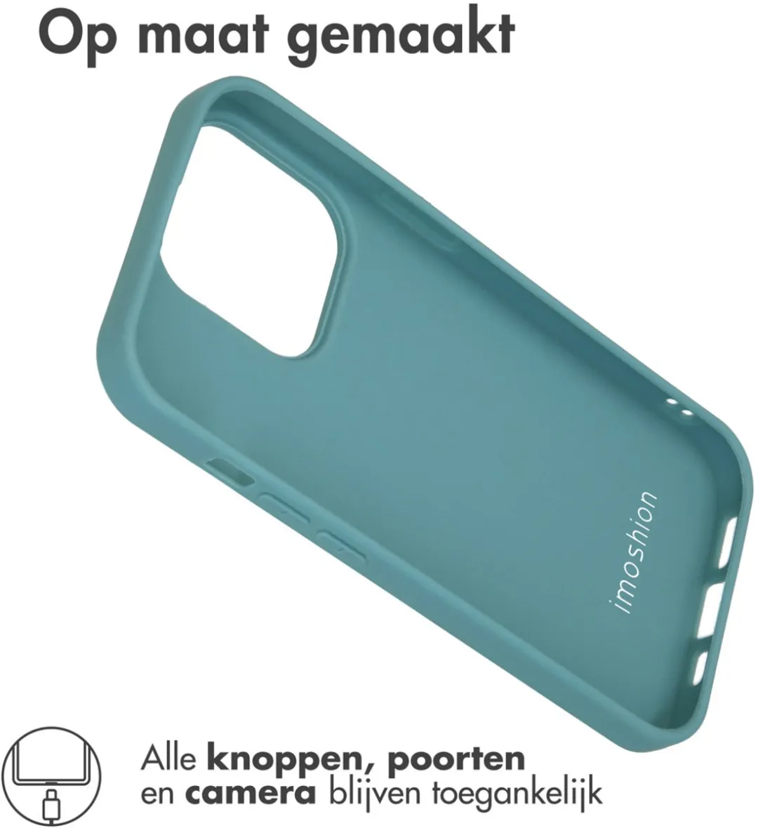 imoshion Hoesje iPhone 14 Pro - Donkergroen