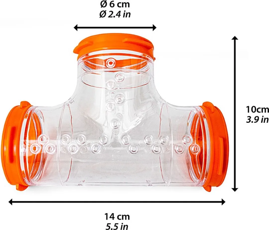 Ferplast Tunnel T-Stuk FPI 4814 Dierenverblijf - Ø6x14x10cm - Assorti