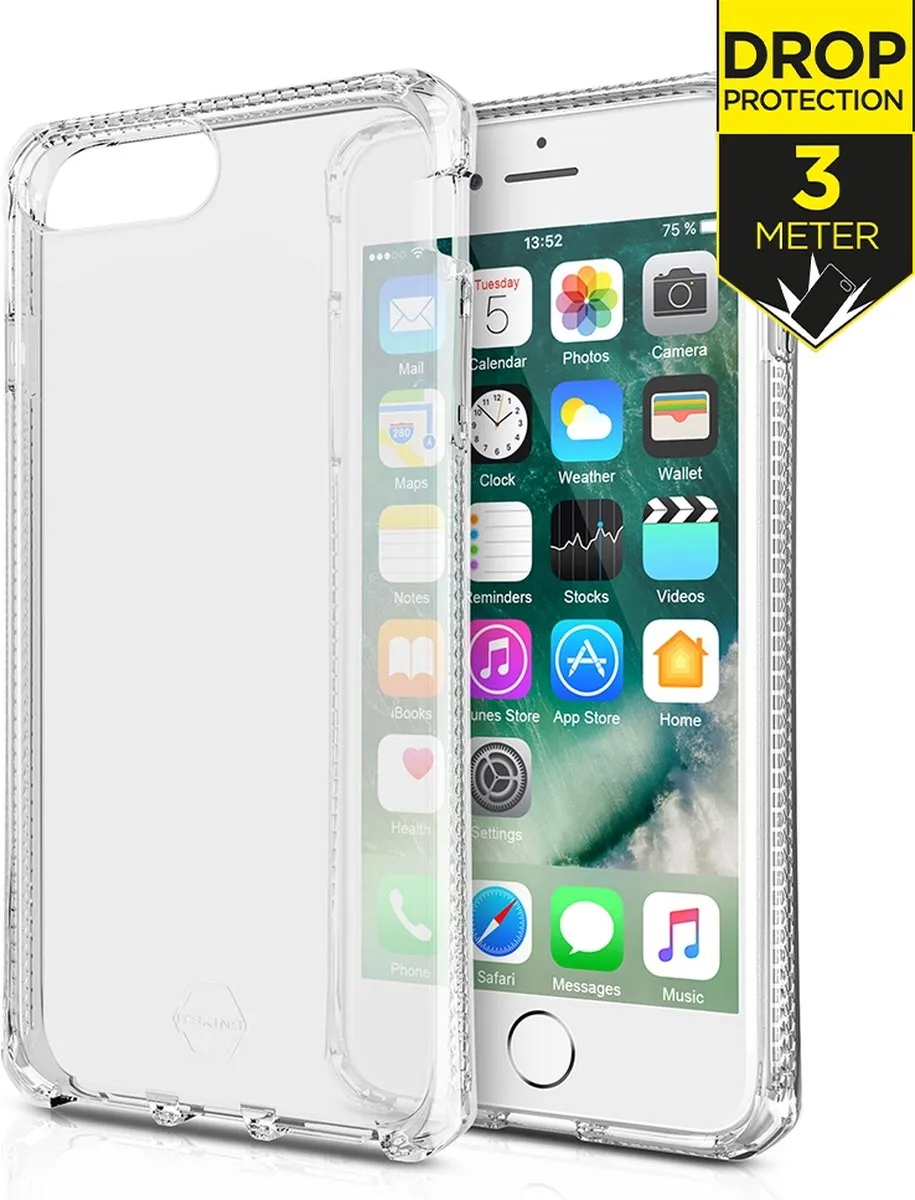 Itskins SpectrumClear Telefoonhoesje - Transparant - APPP-SPECM-TRSP