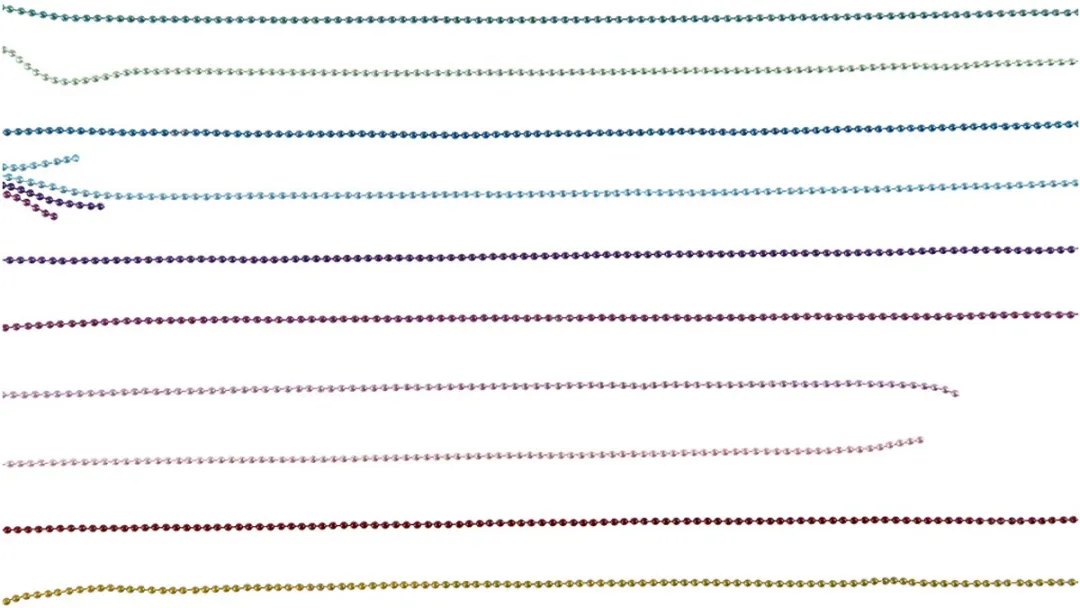 Creativ Company Balletjesketting Set 10x80cm - Multicolor