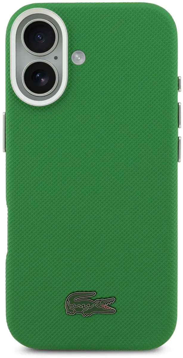 Lacoste Back Cover Case iPhone 17 - Estragon Groen - MagSafe