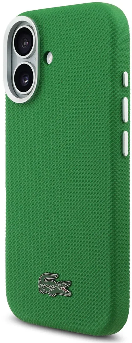 Lacoste Back Cover Case iPhone 17 - Estragon Groen - MagSafe