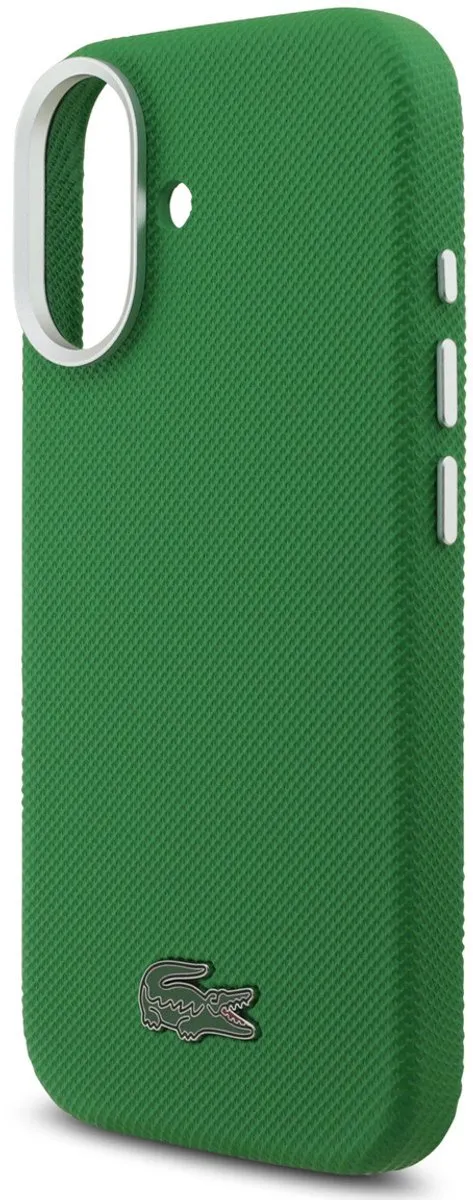 Lacoste Back Cover Case iPhone 17 - Estragon Groen - MagSafe