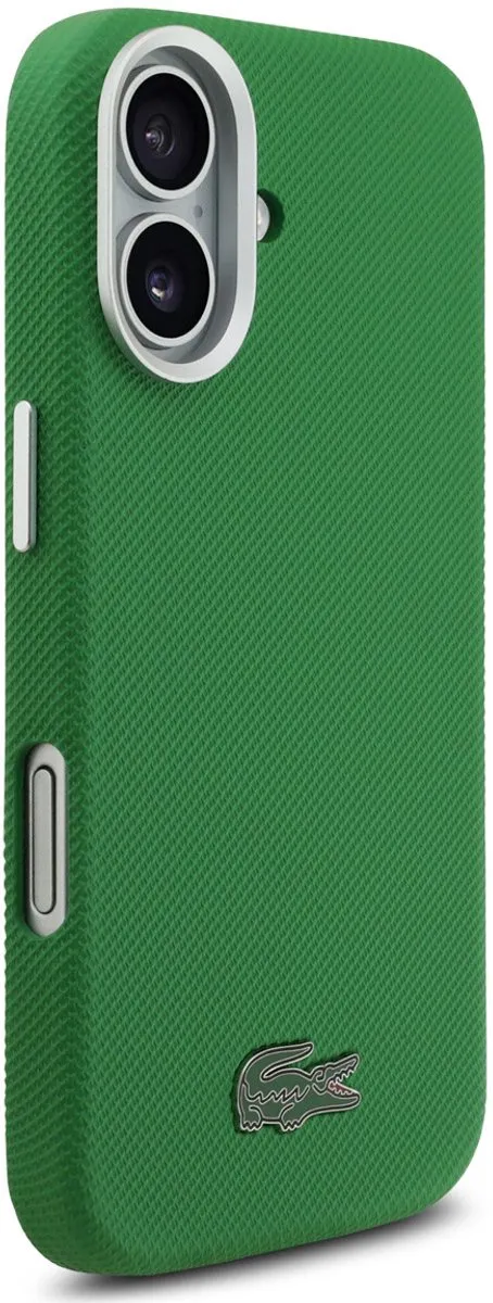 Lacoste Back Cover Case iPhone 17 - Estragon Groen - MagSafe