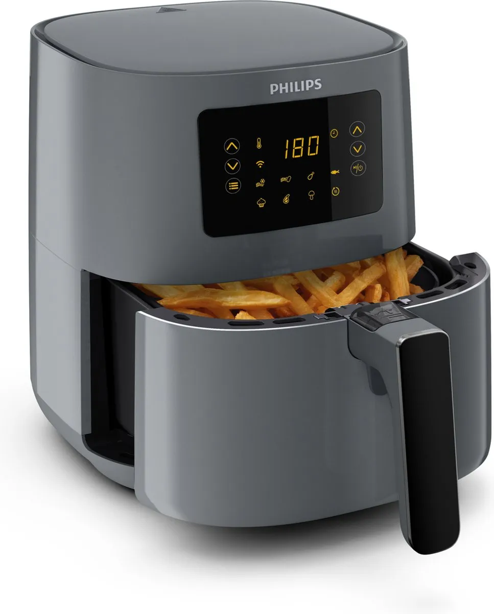 Philips Airfryer Connected 5000 HD9255/60 - 1400W - 4.1L - Blauw
