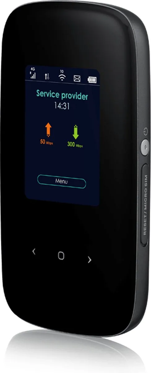 Zyxel LTE2566-M634 Draadloze Router CAT6 LTE - 4x Ethernet - Zwart