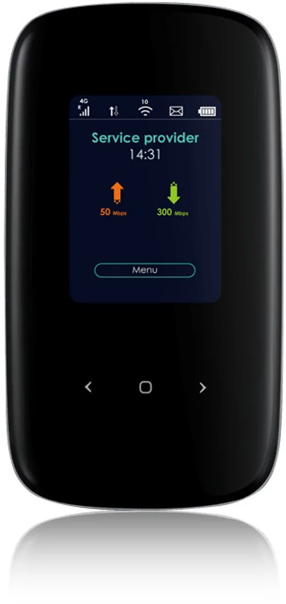 Zyxel LTE2566-M634 Draadloze Router CAT6 LTE - 4x Ethernet - Zwart