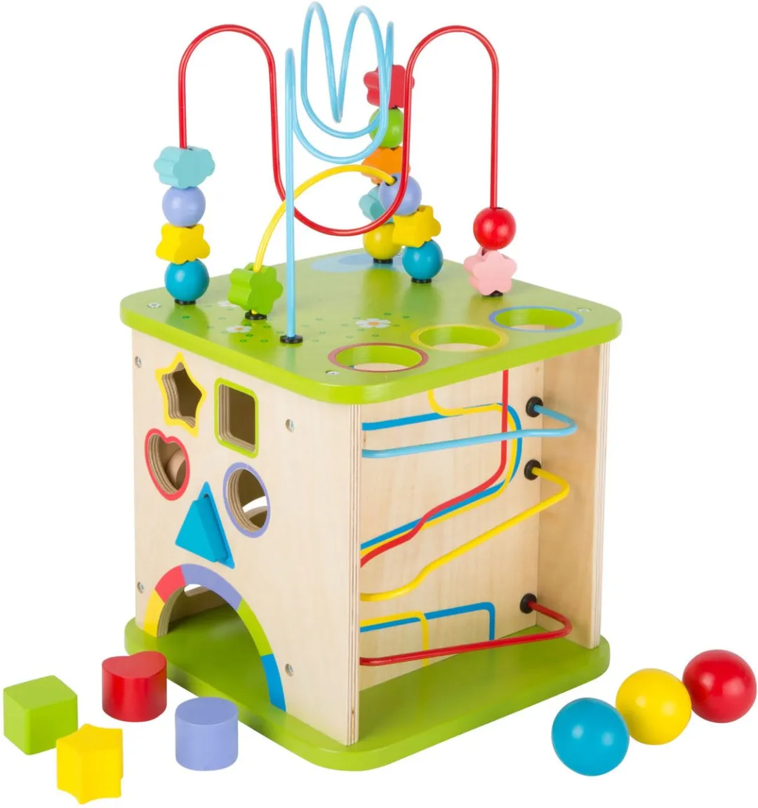 Small Foot Houten Activiteitenkubus 10605 - Multicolor