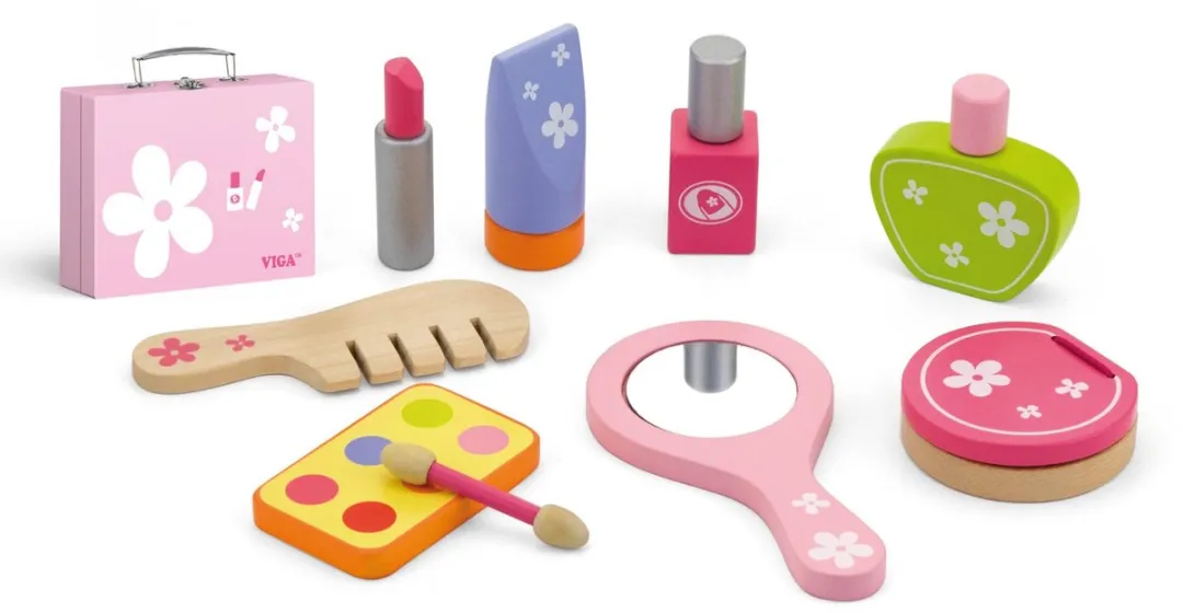 Viga Toys Make-up Koffer 8-delig - Basis