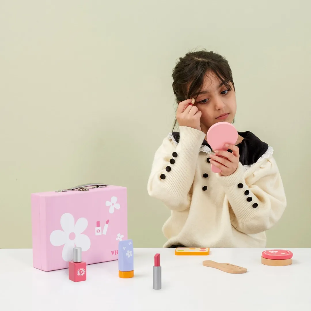 Viga Toys Make-up Koffer 8-delig - Basis