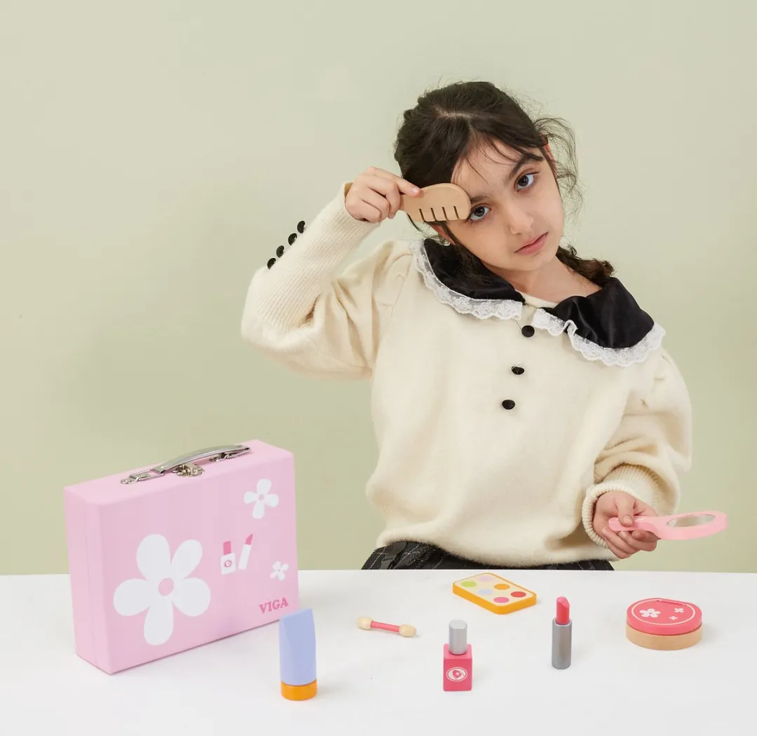 Viga Toys Make-up Koffer 8-delig - Basis