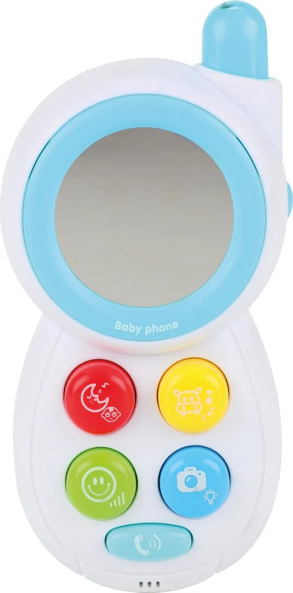 Toi-Toys Babytelefoon Junior 13cm - Wit