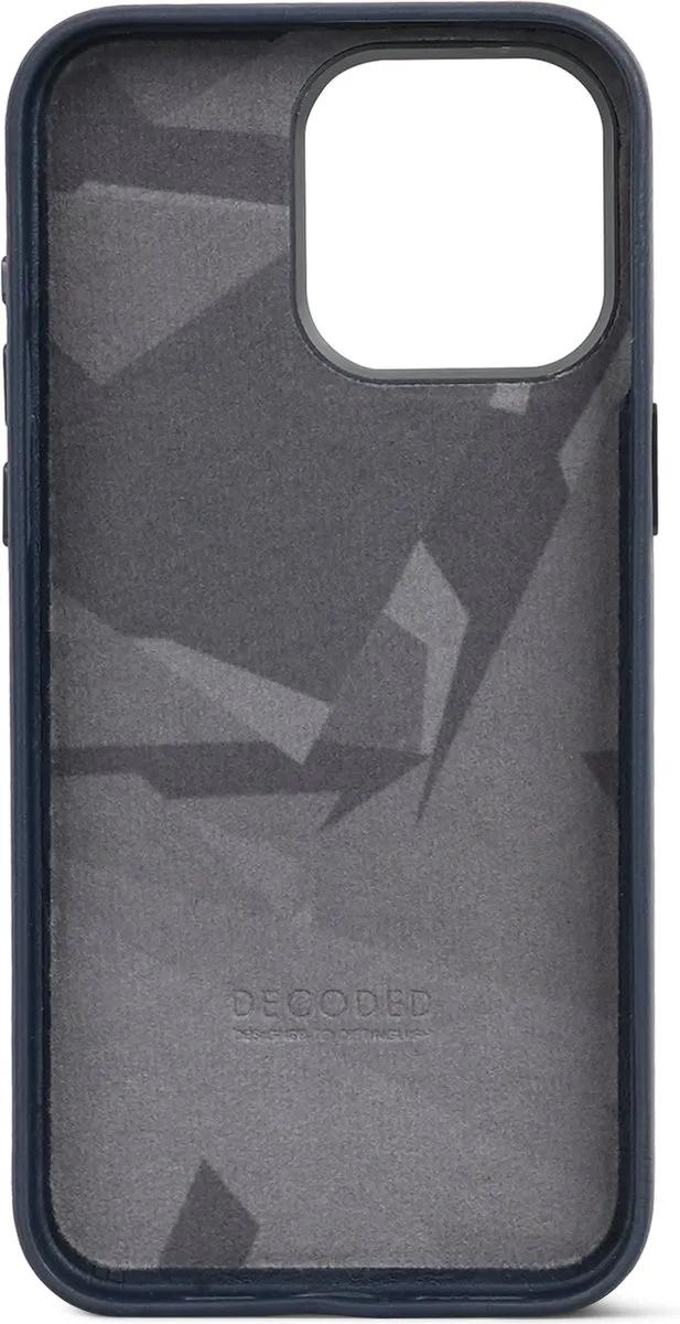 Decoded Leren Hoesje iPhone 15 Pro Max - True Navy - MagSafe - afbeelding 6 van 6