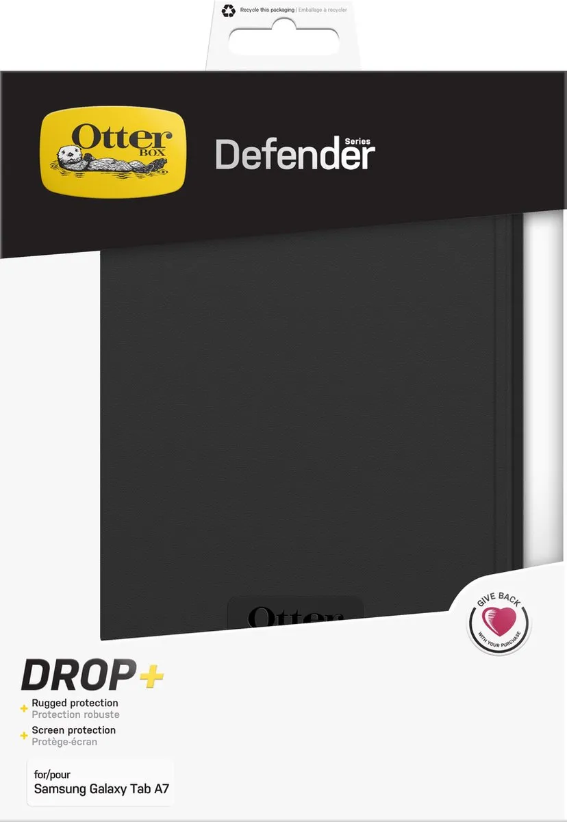 OtterBox Defender Serie 4-113113 Hoes - Samsung Galaxy Tab A7 10.4" - Zwart - afbeelding 6 van 6