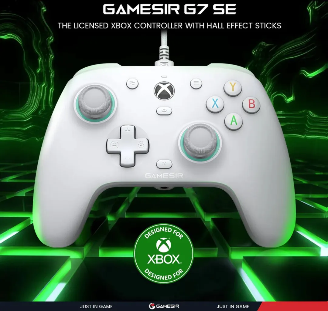 Gamesir G7 SE Controller - Hall Effect Sticks - Wit