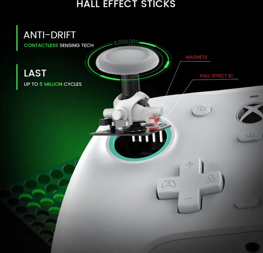 Gamesir G7 SE Controller - Hall Effect Sticks - Wit