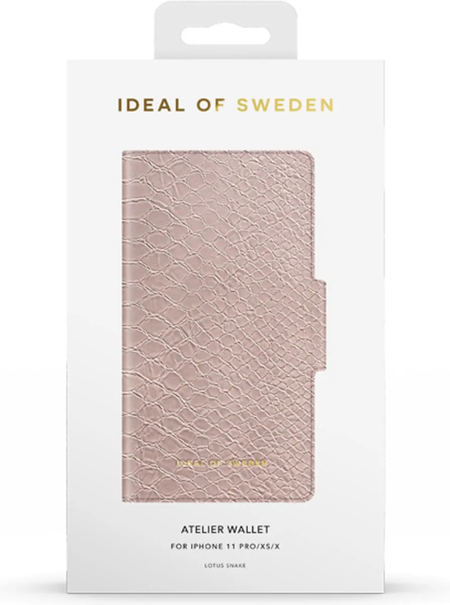 iDeal of Sweden Atelier Wallet iPhone 11 Pro/XS/X Lotus Snake - 3 Pasjes
