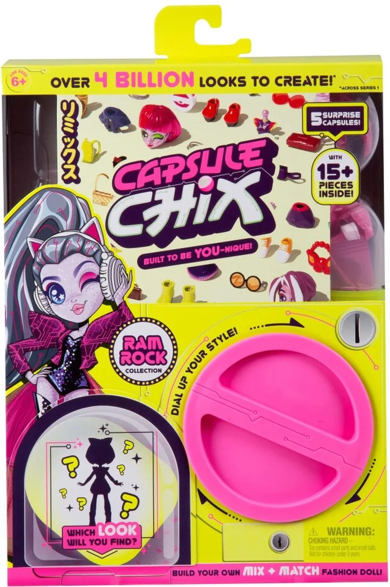 Moose Toys Capsule Chix Ram Rock Fashionpop - Assorti
