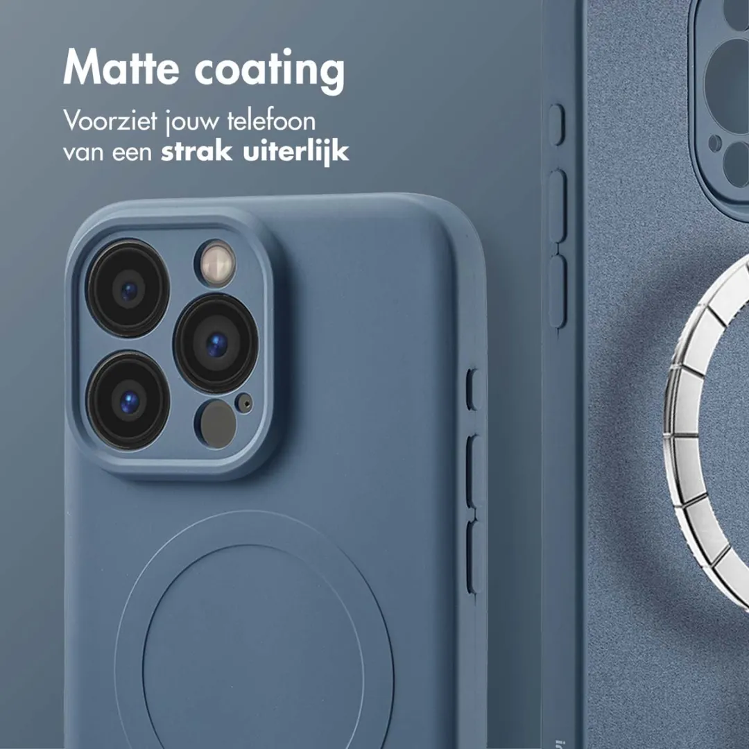 Imoshion Hoesje iPhone 15 Pro Max - MagSafe - Donkerblauw
