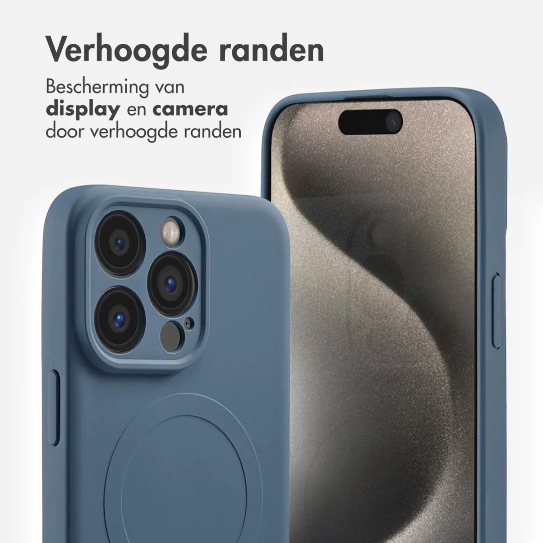 Imoshion Hoesje iPhone 15 Pro Max - MagSafe - Donkerblauw