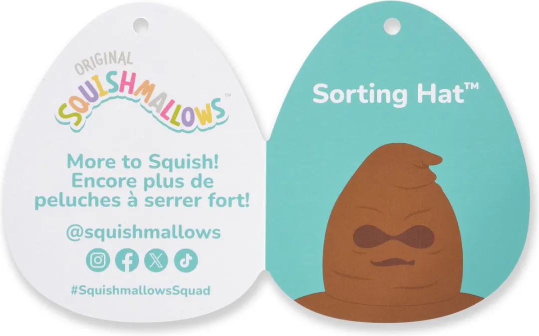 Squishmallows Harry Potter Sorteerhoed 25cm - Bruin