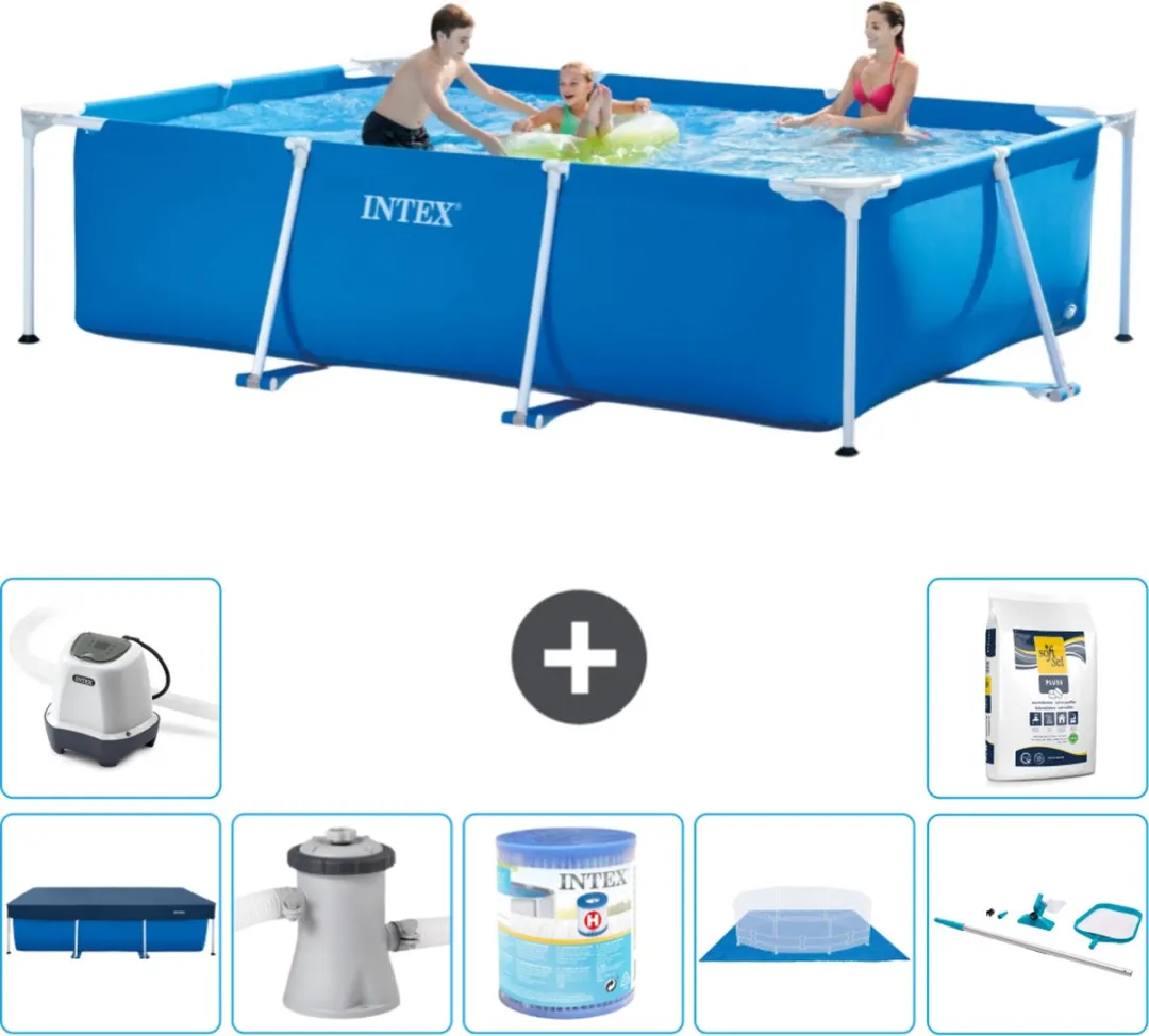 Intex Frame Zwembad 300x200x75cm Blauw - 3834L - 28272NP