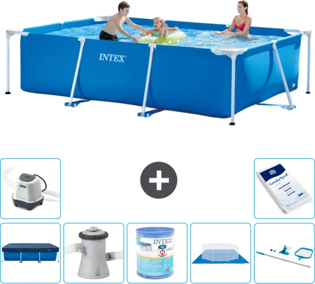Intex Frame Zwembad 300x200x75cm Blauw