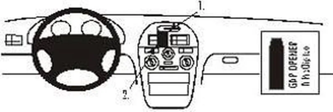 Brodit ProClip 852295 Telefoonhouder