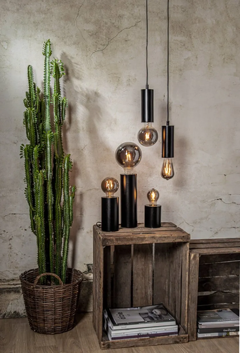 Star Trading Druppel Edison Lamp E27 1.8W - Rookglas