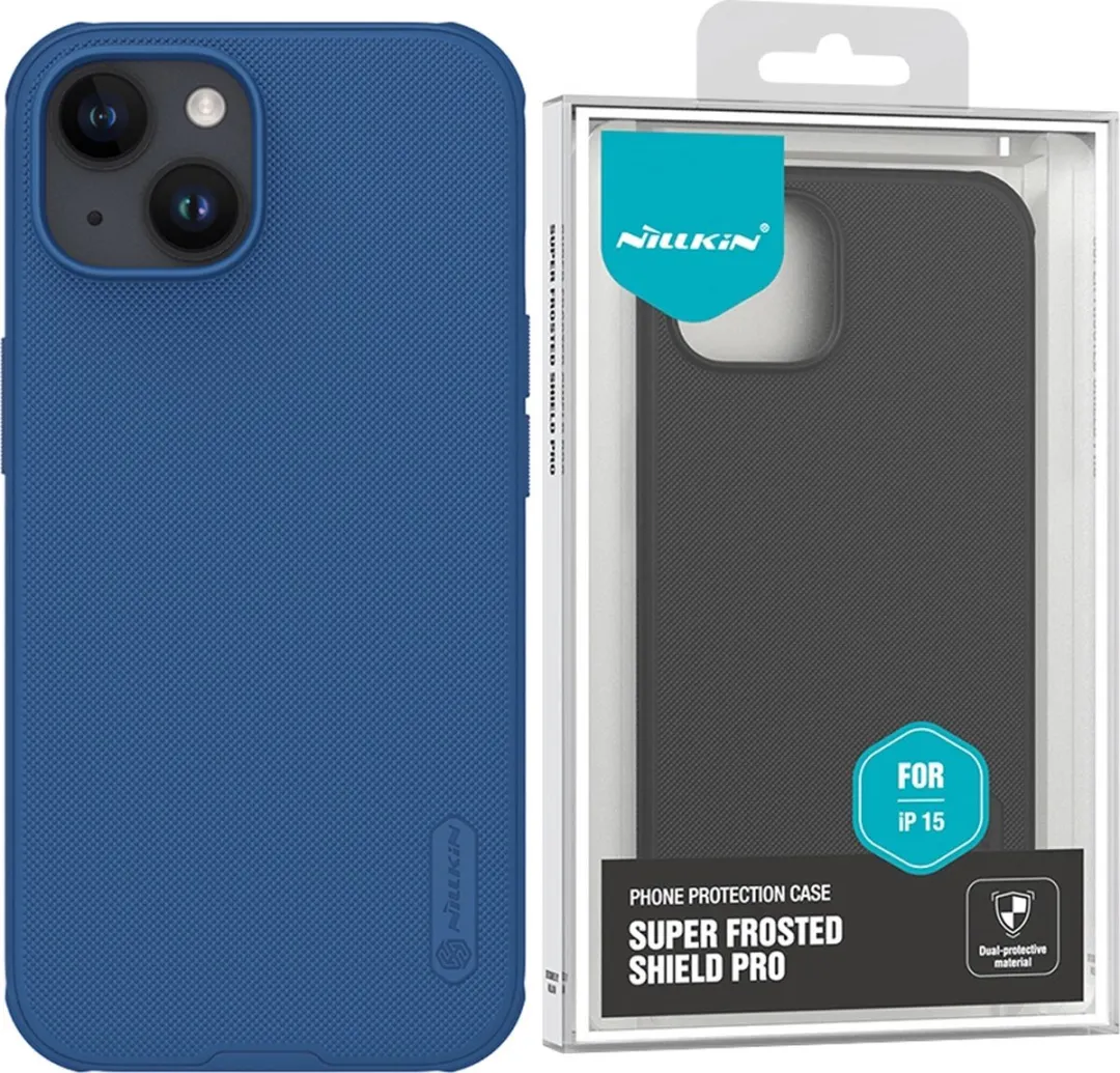 Nillkin Super Frosted Shield iPhone 15 Plus Hoesje