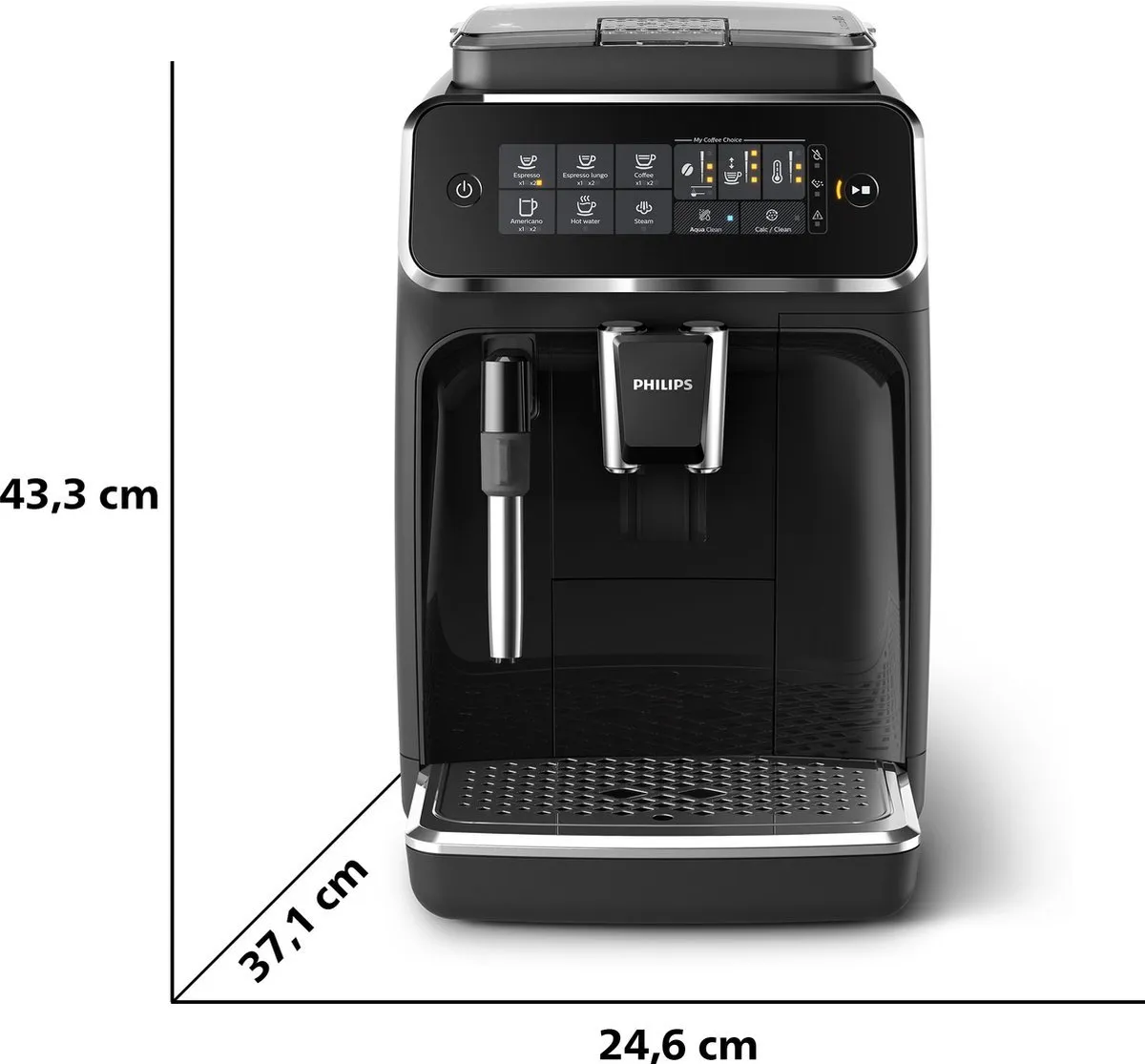 Philips 3300 Series EP3221/40 Espressomachine - 4 Koffievarianten - Zwart - afbeelding 6 van 6