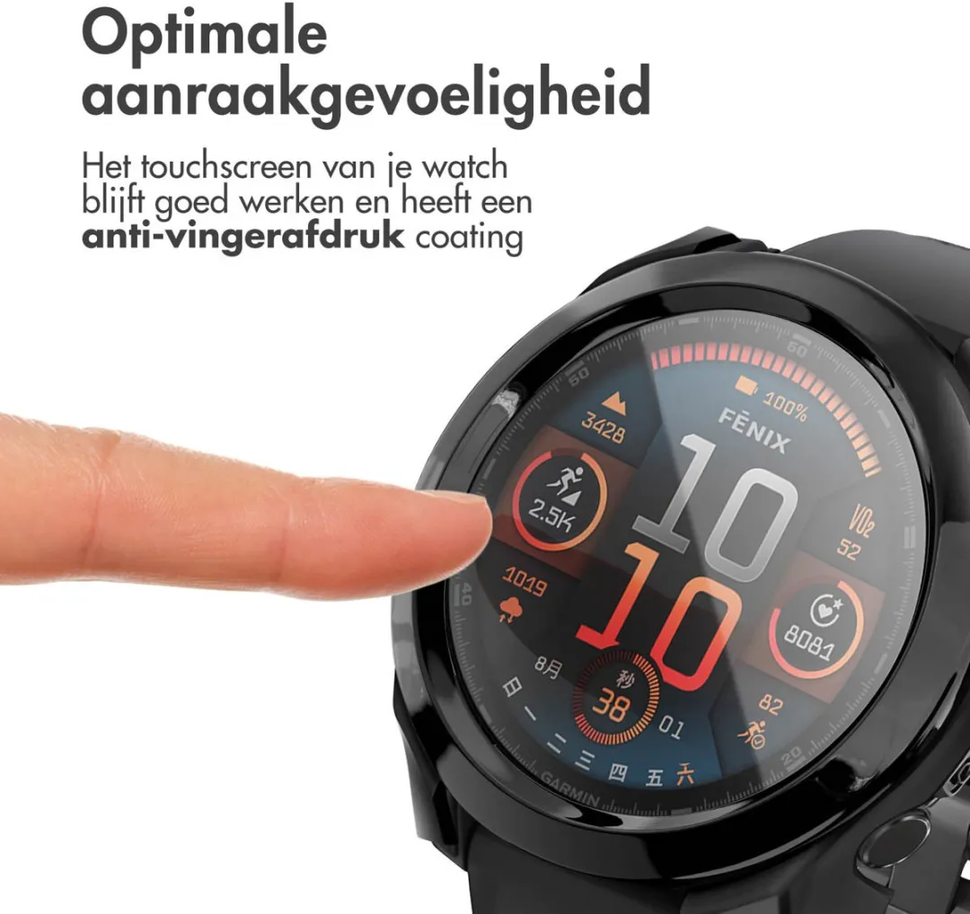 Imoshion Screen Protector Garmin Fenix 8 51mm - Zwart