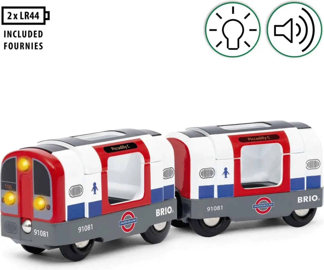 Brio Metro van Londen Treinset - 7-delig Multicolor