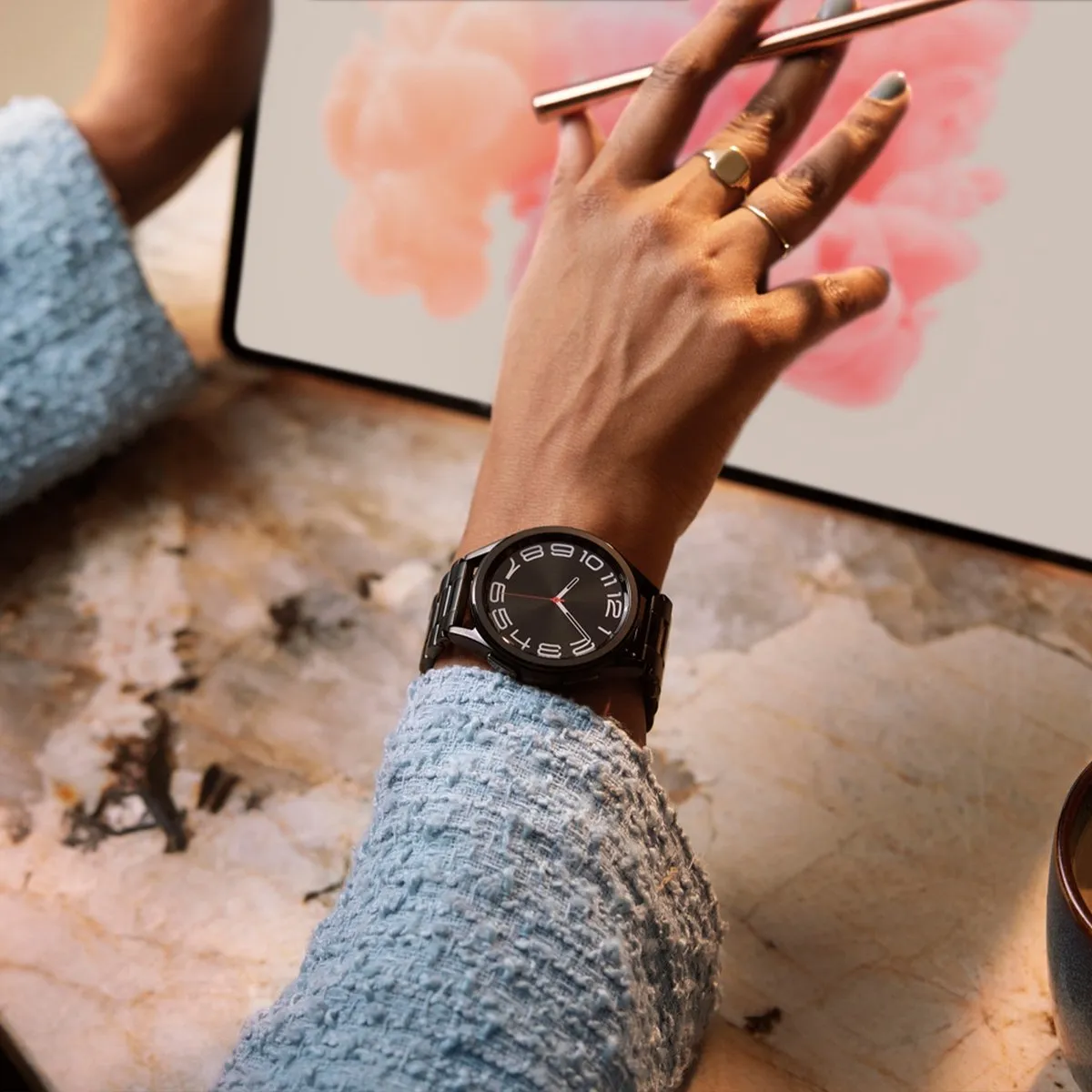 Samsung Galaxy Watch 6 SA.R960BS Smartwatch - 47mm - Zwart