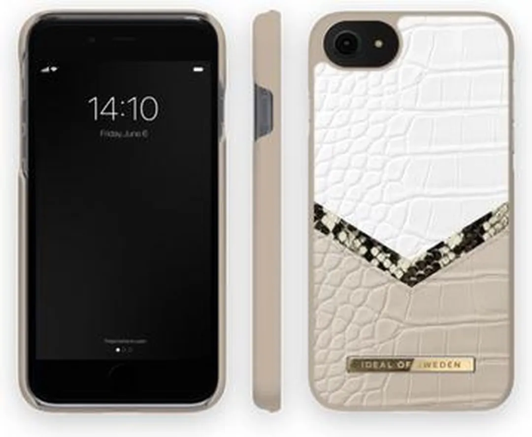 iDeal of Sweden Atelier Case iPhone 8/7/6/6s/SE - Dusty Cream Python